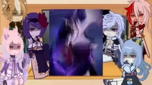 Past Inazuma react to Scaramouche | Genshin Impact | Gacha Club