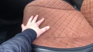 Накидки для автомобиля из алькантары