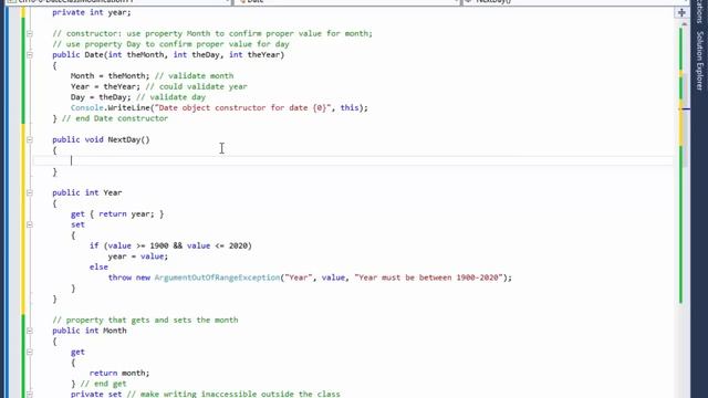 C# Programming Challenge 10.6: Enhancing Class Date - Exception Handling and Validation смотреть онлайн