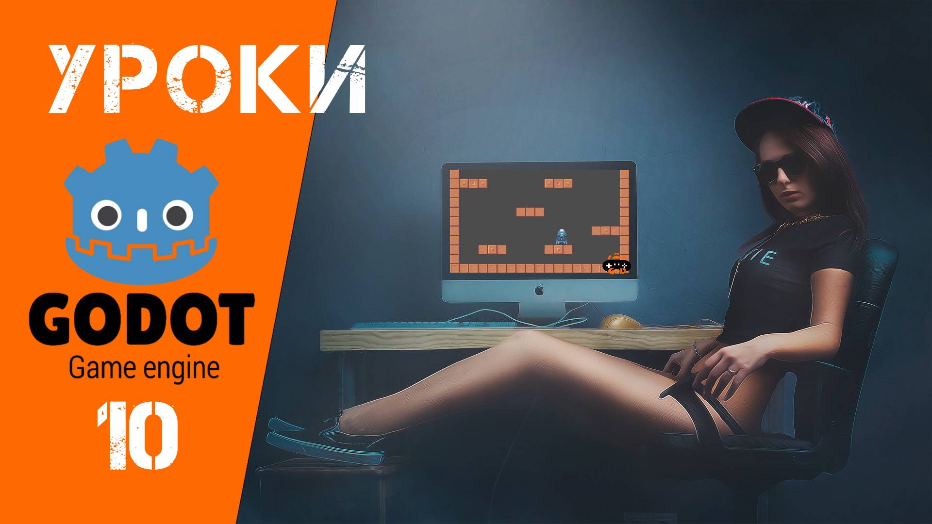 Godot уроки: Как делать уровни в игре с помощью тайловой карты (Урок 10)