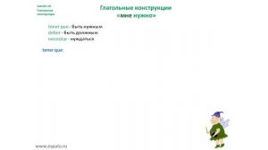 Испанский язык Урок 14 Глагольные конструкции №3 - личные конструкции "нужно" (www.espato.ru)