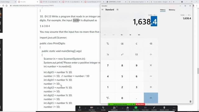 Java , Ch4, use mod, and integer division to separate an integer number with 5 digits смотреть онлайн