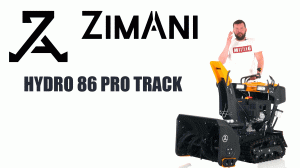 Обзор на снегоуборщик ZimAni Hydro Pro 86 Track с платформой для оператора