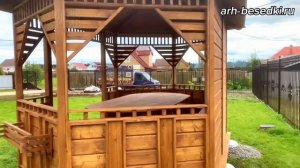 БЕСЕДКА "ПАЛЕРМО В ЦВЕТЕ ОРЕХ" ПО АКЦИИ ВСЕ ВКЛЮЧЕНО