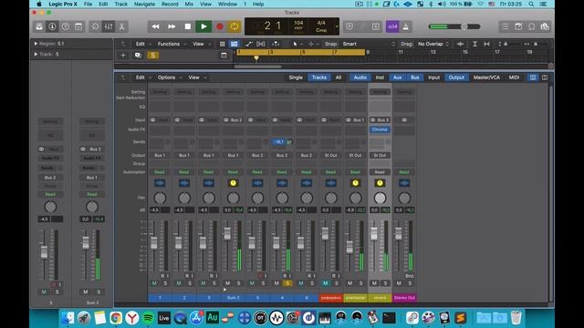 Logic Pro X. Про мониторинг для референсного трека через Loopback смотреть онлайн