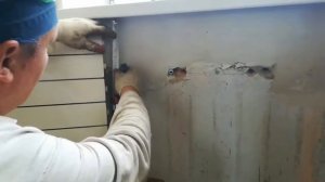 Металлопластиковая труба спустя 5 лет. Перемонтаж радиаторов