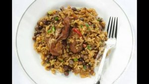 Плов с печенкой