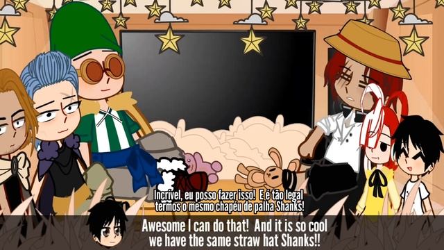 One Piece ~ Red haired Pirates with Uta and Luffy react to Luffy's future || gacha react смотреть онлайн