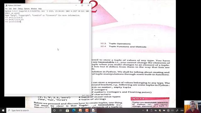 Python class X1 chapter 12 Tuples  Introduction