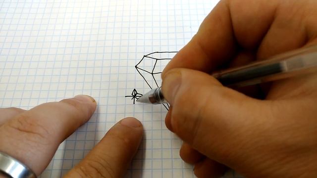 How to Draw a Diamond. Как нарисовать Бриллиант, КРИСТАЛЛ или АЛМАЗ по клеточкам / Урок для детей смотреть онлайн