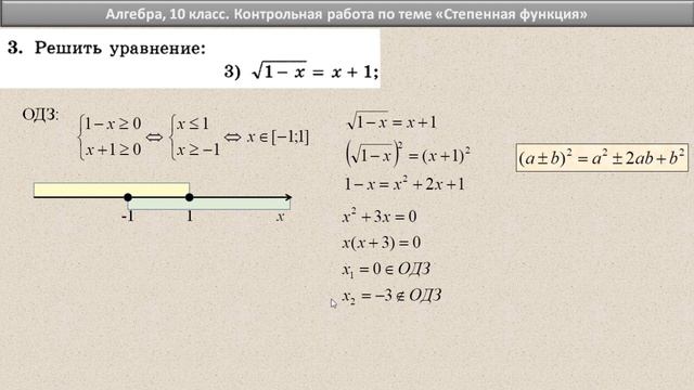Алгебра 10кл // Контрольная работа "Степенная функция" // Решение, ответы, формулы //Учебник Алимов смотреть онлайн