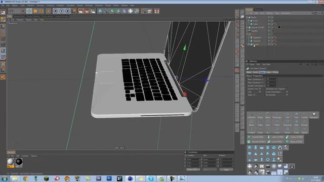 Cinema 4d R12 | Speedart Episode 6; Macbook Pro смотреть онлайн