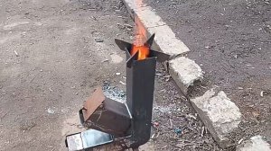 Печь ракета. Rocket stove