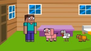 CATS & THE WITCH'S HUT! | Block Squad (Minecraft Animation)