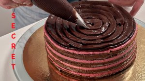 Блинный шоколадно-вишнёвый торт без сахара и без духовки