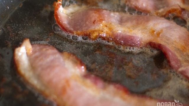 Глазированные кешью с беконом