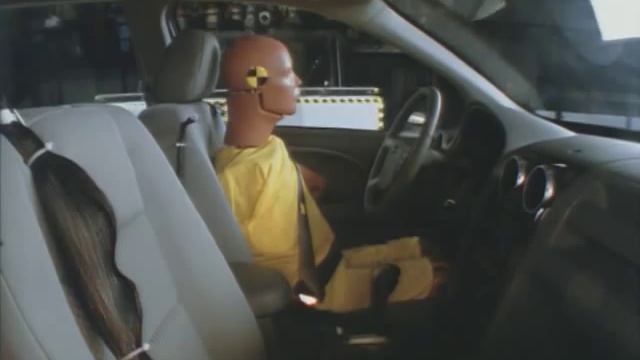 2007 Ford Freestyle side IIHS crash test смотреть онлайн