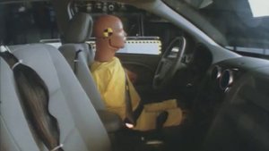 2007 Ford Freestyle side IIHS crash test