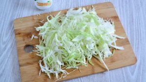 Капуста тушеная с куриными желудками