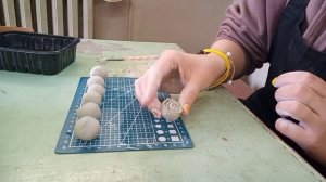 Мастер-класс по лепке из глины "Цветок"