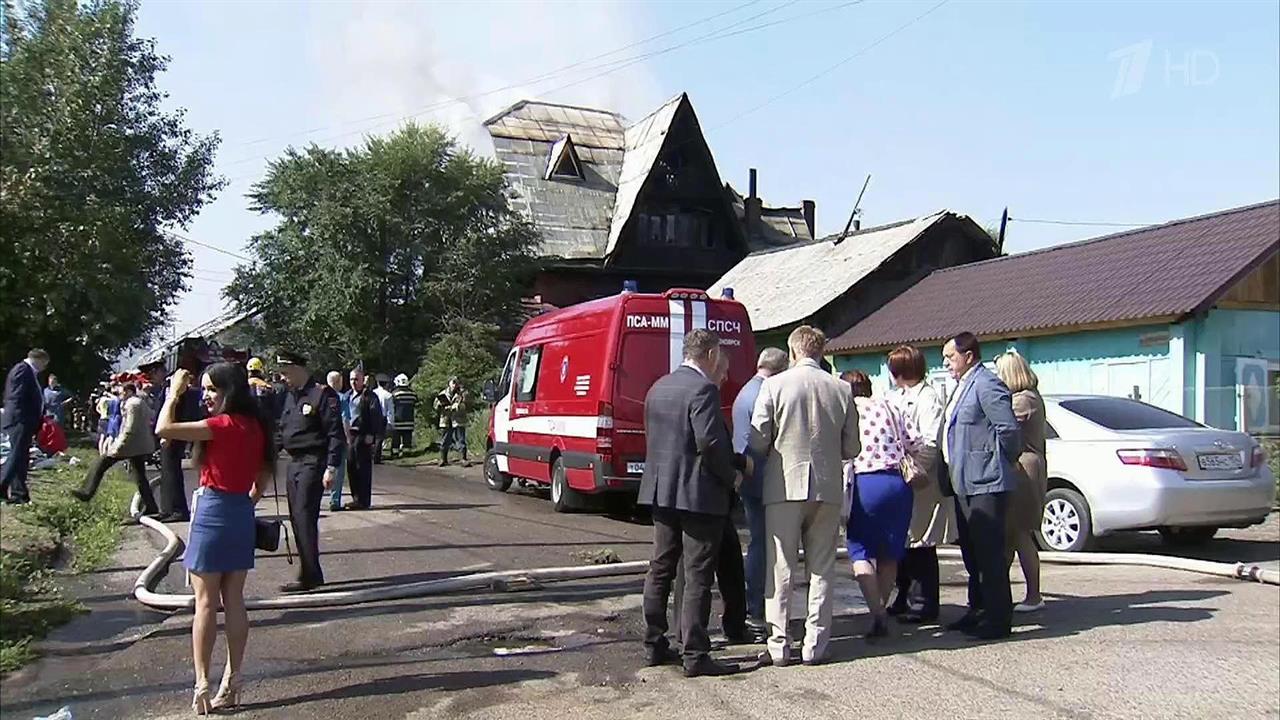 В Красноярске по факту пожара в частном доме престарелых заведено уголовное дело
