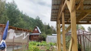 НАВЕС ДЛЯ АВТО НА ДАЧЕ / ПОЧТИ ГАРАЖ