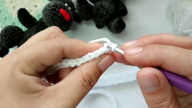 Мк шарфик крючком для игрушки // Мастер класс для начинающих крючком