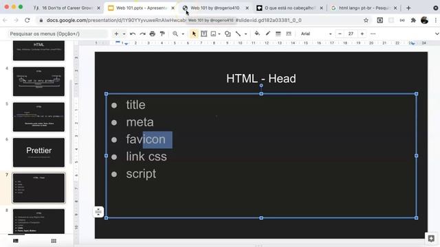 #3 - Web101 - HTML Metadados + Prettier(VS Code) смотреть онлайн