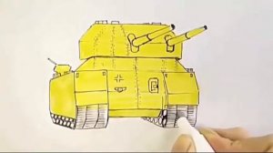 КАК НАРИСОВАТЬ ТАНК(часть2)/ ПОШАГОВЫЕ УРОКИ РИСОВАНИЯ ДЛЯ НАЧИНАЮЩИХ