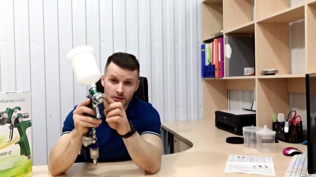 Обзор краскопульта AUARITA 898 - 2 TEFLON. Качественный недорогой краскопульт для покраски авто. смотреть онлайн