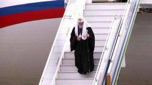 Впервые в качестве главы Русской православной церкви в Узбекистан прибыл патриарх всея Руси Кирилл