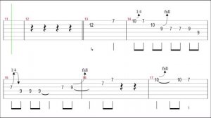 BB King - The Thrill Is Gone Guitar Solo Tab+BackingTrack