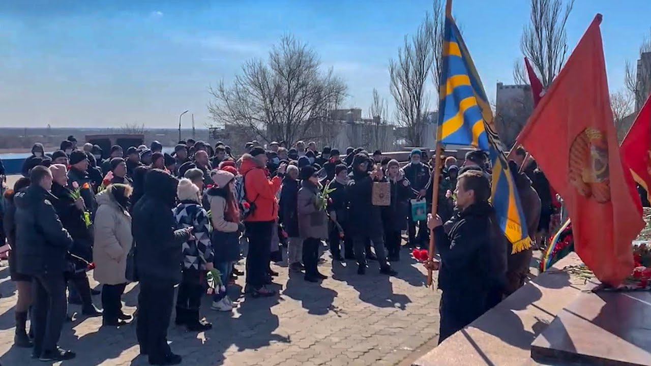 Освобождение городов украины. Митинг в Херсоне. Освобождение Херсона.