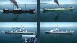 Корабли в симуляторе "IL-2 Sturmovik Great Battles". Часть-2.
