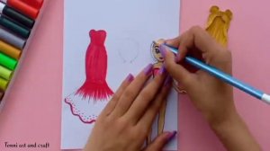 PAPER DOLLS BALLERINA DRESS UP DRAWING & PLAYING PAPER CRAFT / PAPER DOLLS /how to make paper bolle