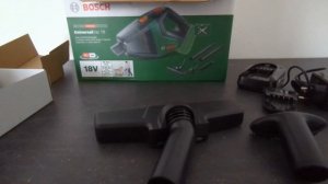 Bosch UniversalVac 18 - Unboxing & Test