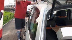 Установка поперечин и автобокса. Калина Кросс 2.