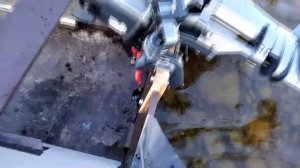 SEA-Pro T 9.8 S Удар об камень. Поднял транец. Результаты.