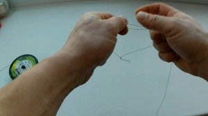 Как связать порванную леску ? Легко