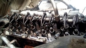 HINO F20C протяжка ГБЦ на второй раз.