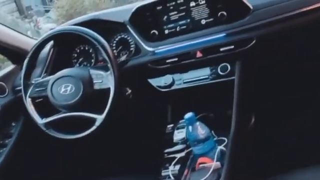 Контурная подсветка салона автомобиля Hyundai Sonata