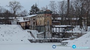 Доковый бассейн и здание насосной станции. Кронштадт. 26.02.2024 г.