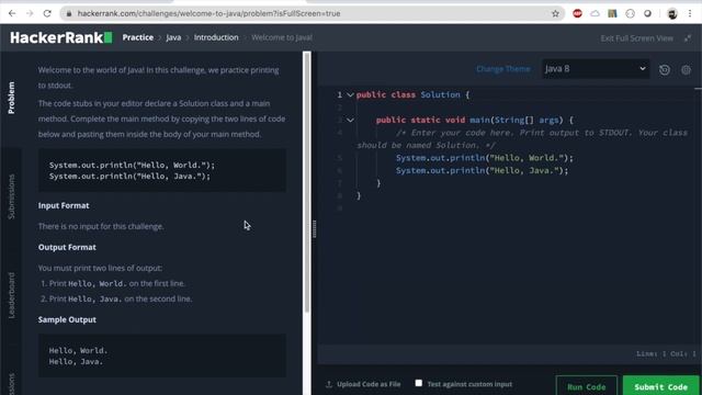 Kickstart into world of Competitive Programming | Java Stdin and Stdout i