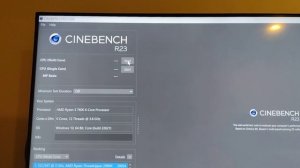 Cinebench R23 Benchmark. Ryzen 5 7600 with Thermalright Silver Soul 110 Temps, power & overall scor