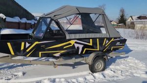 наклейи и тент на лодку пнд