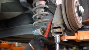 How to change rear shock absorber on FIAT PANDA (169) [TUTORIAL AUTODOC]