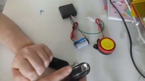 Обзор китайской сигнализации с дополнительным питанием для скутера.