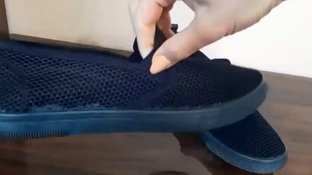 Мужские летние слипоны сетка темно-синие смотреть онлайн