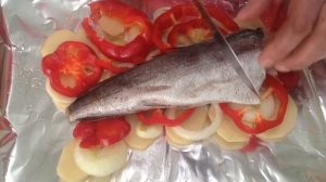 [+МИНТАЙ С ОВОЩАМИ ЗАПЕЧЁННЫЙ В ФОЛЬГЕ +](РЕЦЕПТЫ ОТ АНАТОЛИЯ)
