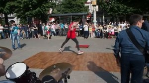 Брейк-данс под "живую" музыку, Воронеж, 12.06.2017 (1)